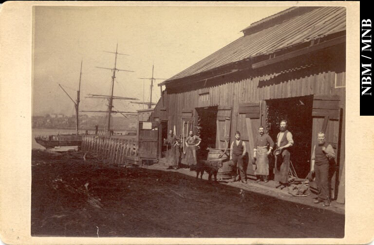 Blacksmith Shop behind Custom House, Saint John, New Brunswick