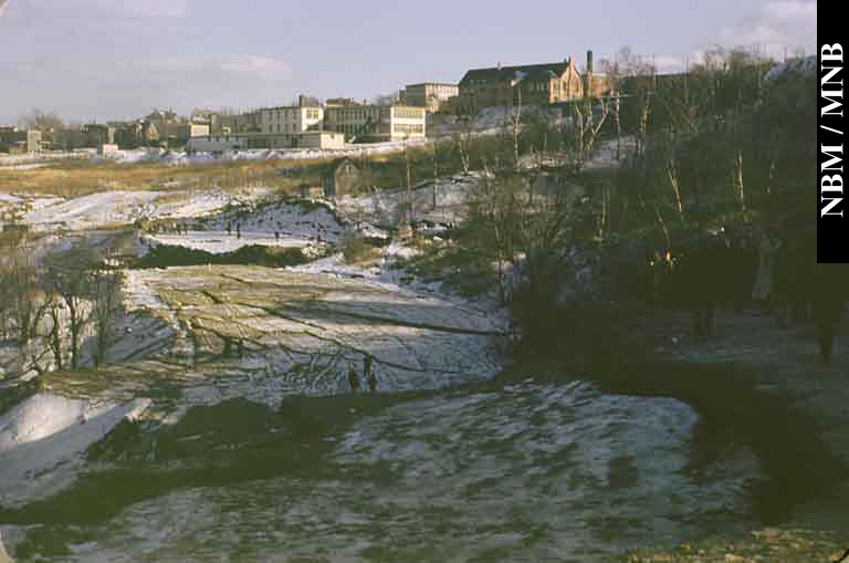 Glissement de terrain, Saint John Ouest, Nouveau-Brunswick