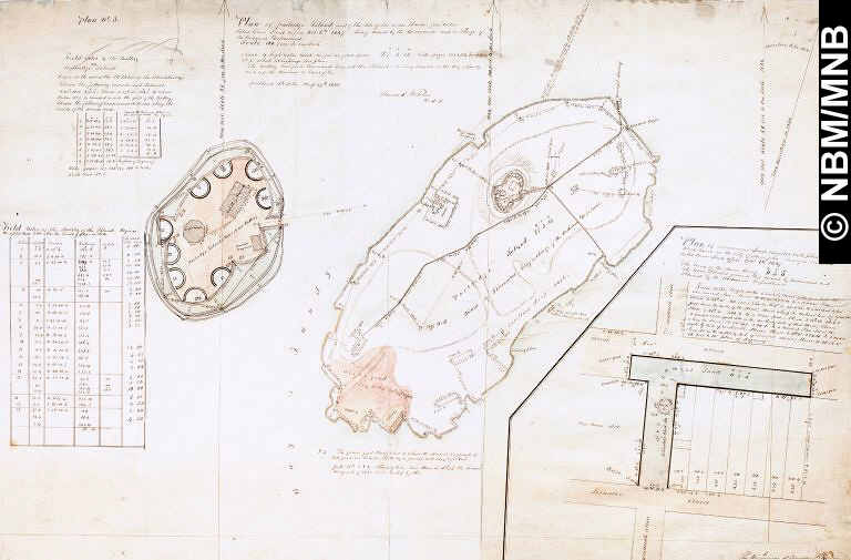 Plan de lle Partridge et emplacement des travaux