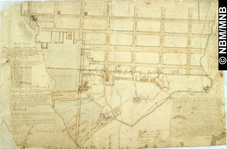 Plan de terrain militaire ou gouvernemental, Lower Cove, Saint John, N.-B.