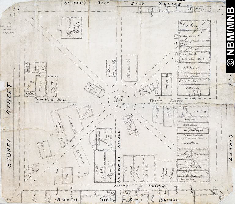 Plan of Shantys on King