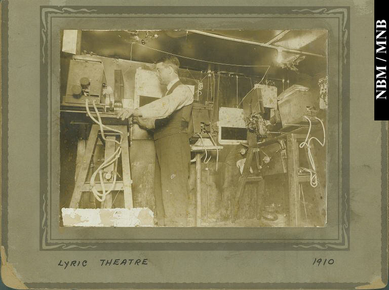 Salle de projection, cinma Lyric, Saint John, Nouveau-Brunswick