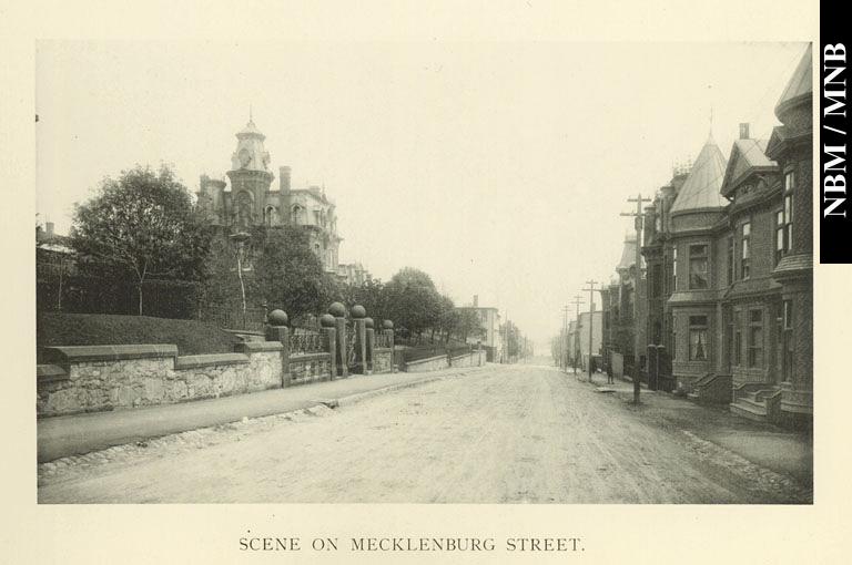 Rue Mecklenburg, entre les rues Sydney et Carmarthen, Saint John, Nouveau-Brunswick