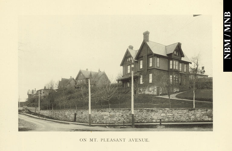 Perspective de lavenue Mount Pleasant, Saint John, Nouveau-Brunswick