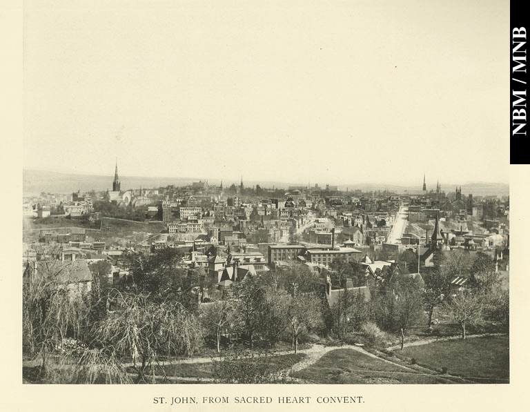 Saint John depuis le couvent du Sacr-Cur, Saint John, Nouveau-Brunswick