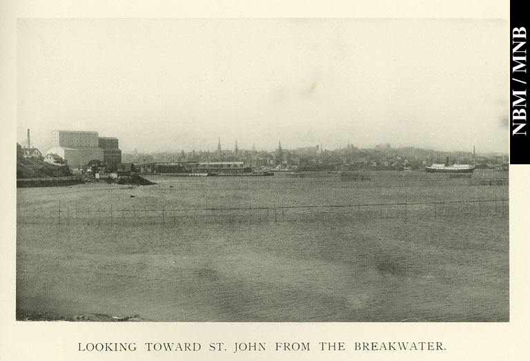 Looking towards Saint John from the Breakwater, Saint John, New Brunswick