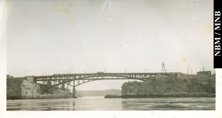 Reversing Falls Bridge at Low Tide, Saint John, New Brunswick