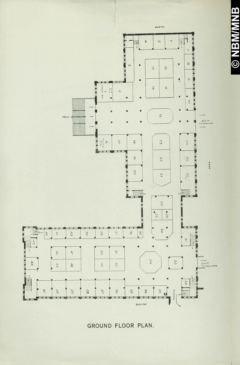 Plan densemble, btiments du centre de foire industrielle, Saint John, Nouveau-Brunswick