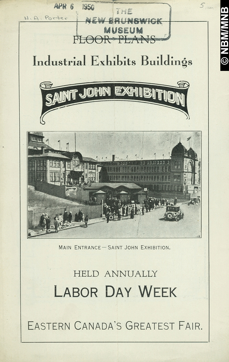 Plan densemble, btiments du centre de foire industrielle, Saint John, Nouveau-Brunswick