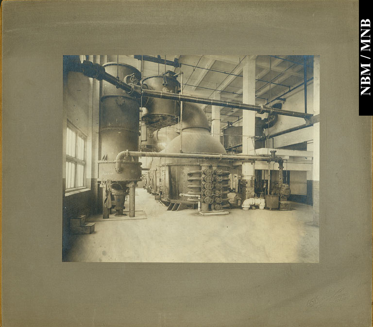 Atelier de cristallisation no 1, raffinerie Atlantic Sugar, Saint John, Nouveau-Brunswick