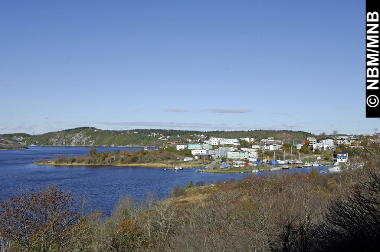Vue de Marble Cove, secteur Nord, Saint John, Nouveau-Brunswick