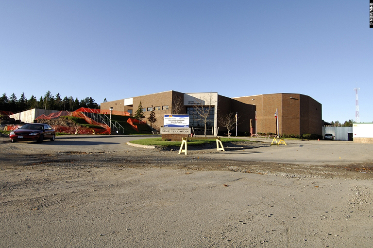 Le centre scolaire-communautaire Samuel-de-Champlain, chemin Ragged Point, Saint John, Nouveau-Brunswick