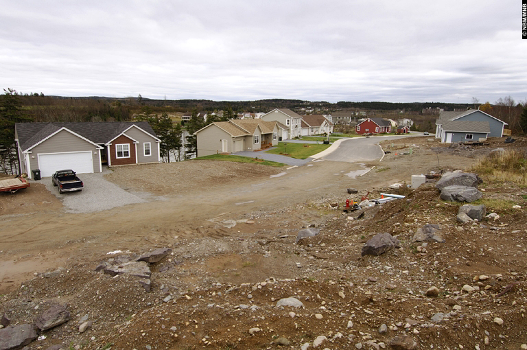 Maisons Gray Ledge, ancien lotissement du lac Trail, Saint John Est, Nouveau-Brunswick