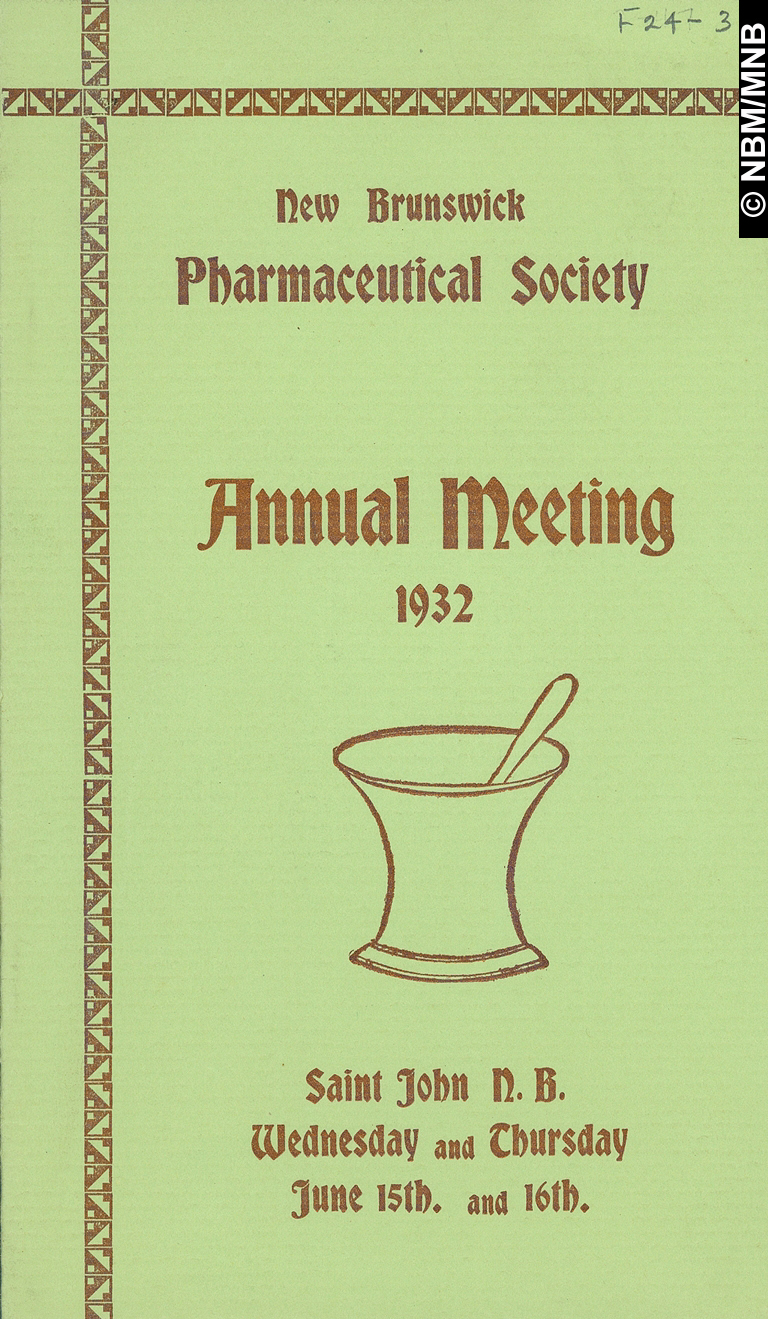 Assemble annuelle de lOrdre des pharmaciens du Nouveau-Brunswick, Saint John, Nouveau-Brunswick