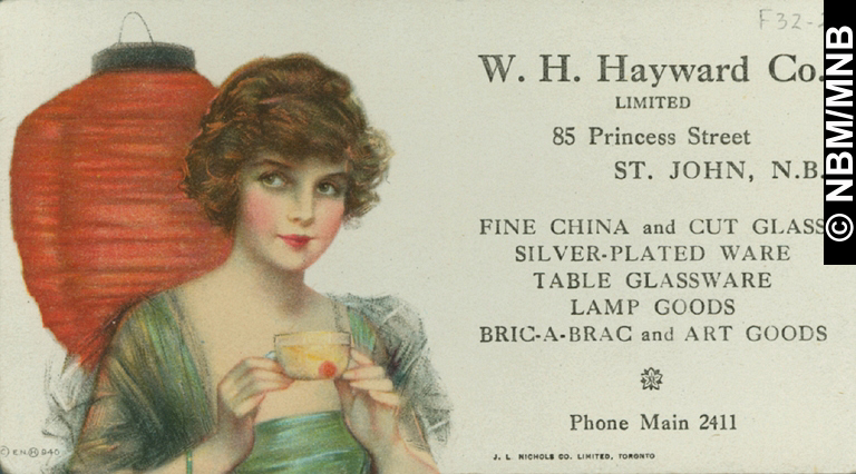 W. H. Hayward Company Limited, 85, rue Princess, Saint John, Nouveau-Brunswick