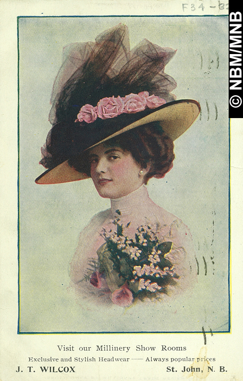 J. T. Wilcox, Millinery Show Rooms, Saint John, New Brunswick