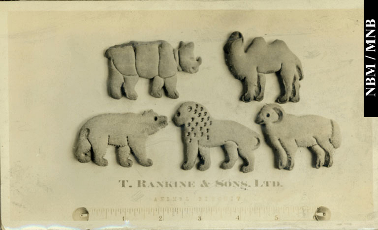 Biscuits en forme danimaux, T. Rankine & Sons Limited, fabricants de biscuits, Saint John, Nouveau-Brunswick