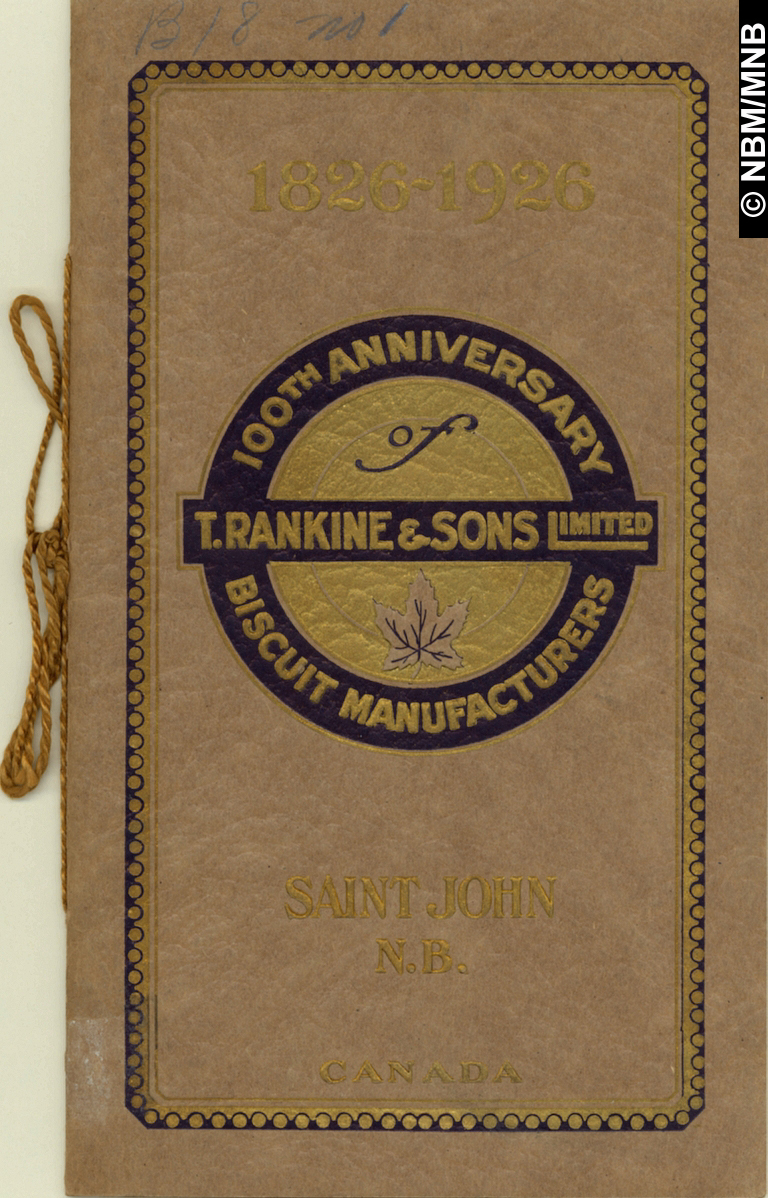 100e anniversaire, T. Rankine & Sons Limited, fabricants de biscuits, Saint John, Nouveau-Brunswick