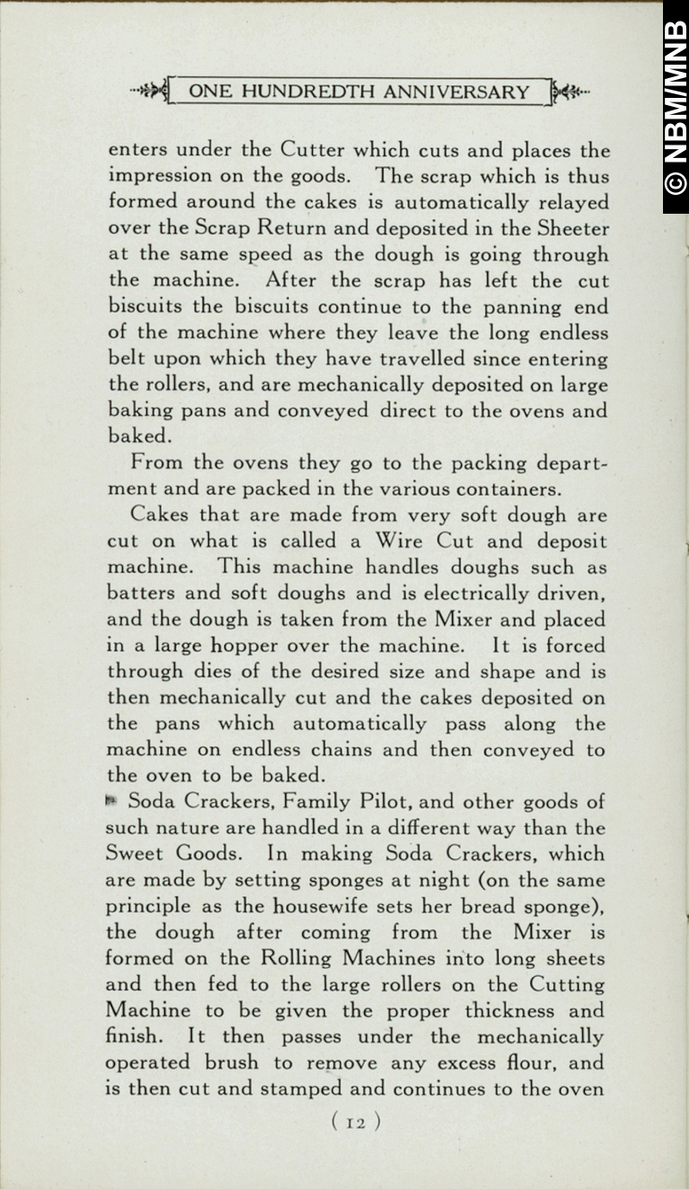 Histoire et procd de fabrication des biscuits, T. Rankine & Sons Limited, fabricants de biscuits, Saint John, Nouveau-Brunswick