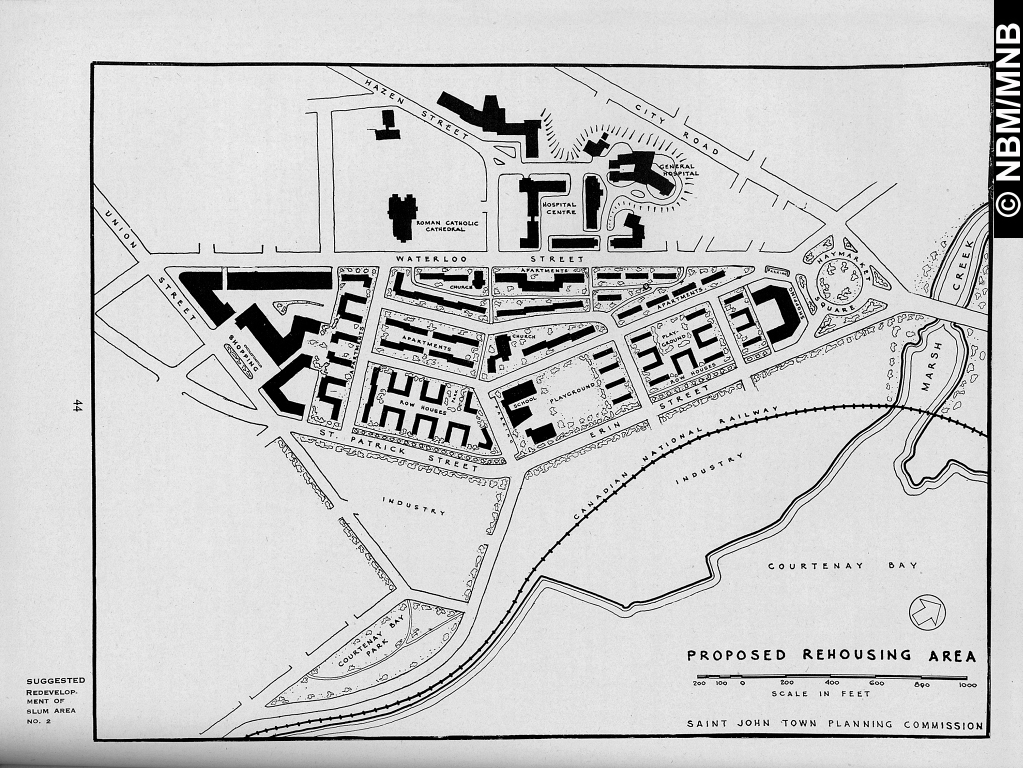 "Proposed Rehousing Area", Master Plan of the Municipality of the City and County of Saint John, New Brunswick