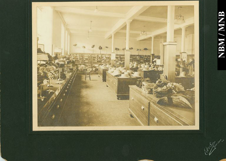 Hat Department, Manchester Robertson Allison Limited, King Street, Saint John, New Brunswick