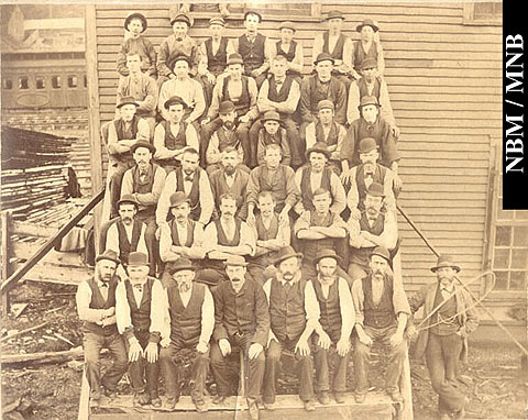 Employs de la C. E. Burnham & Company, Saint John, Nouveau-Brunswick
