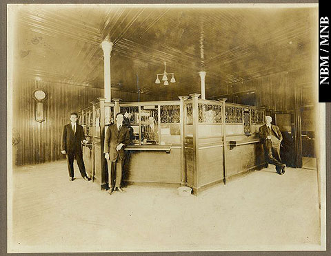 Interior of Unidentified Bank