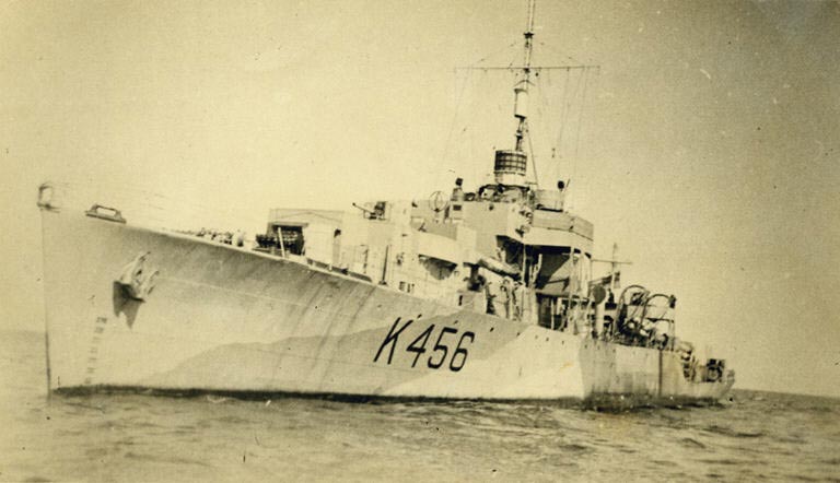 K456 Frigate, H.M.C.S. Saint John, Molefrey Bay, Wales