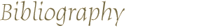 Bibliography