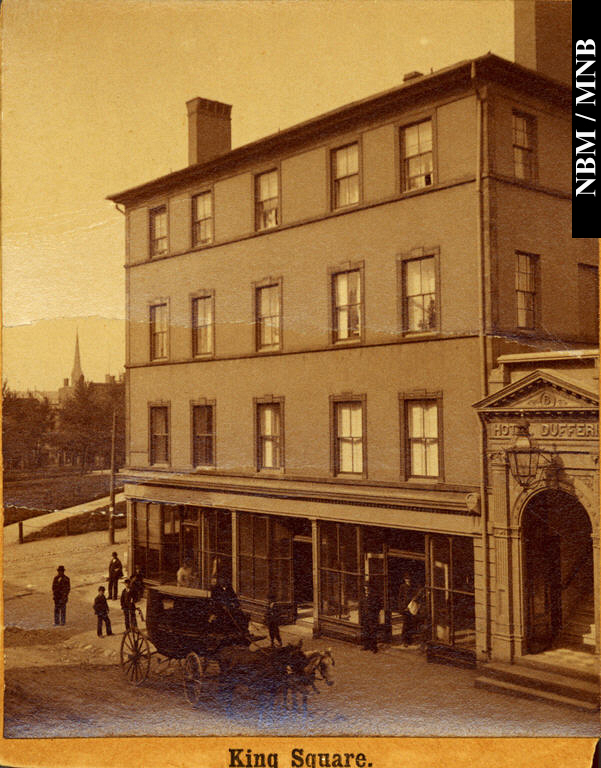 Dufferin Hotel, Charlotte Street at King Square, Saint John, New Brunswick