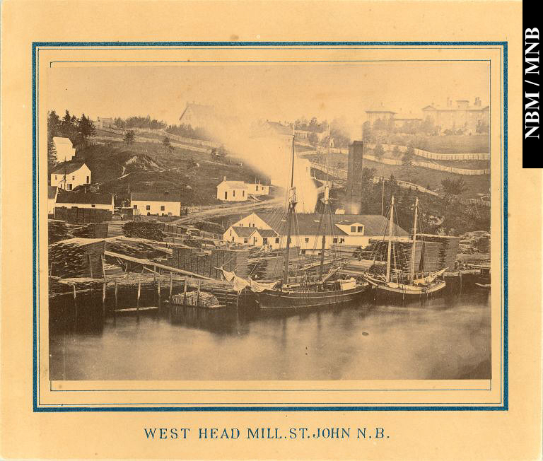 Jewett Brothers, West Head Saw Mill, Saint John, New Brunswick