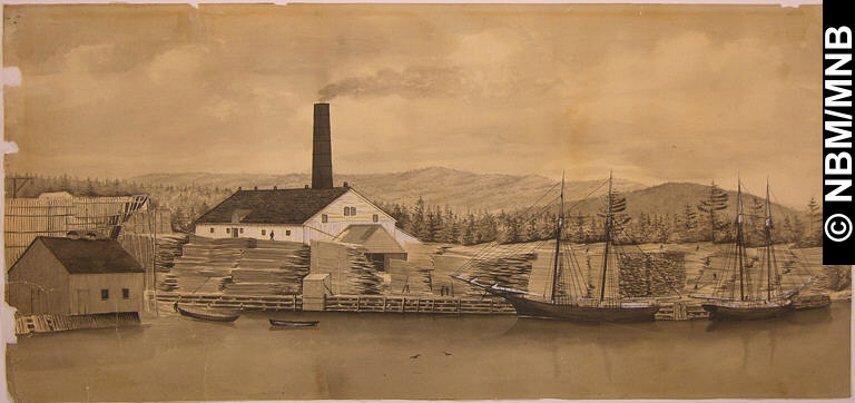 King & Jewett Mill, Thomas E. Millidge Shipyard, Saint John, New Brunswick