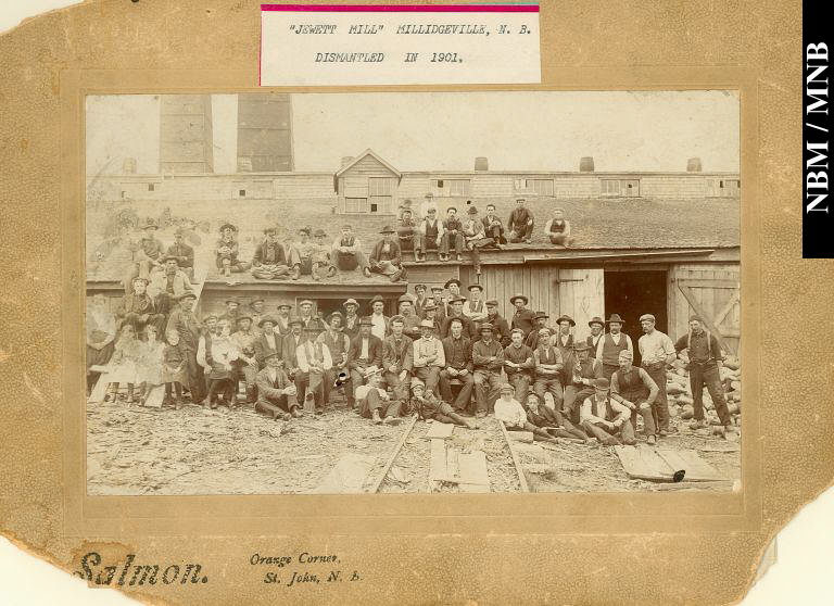Jewett Mill Employees, Millidgeville, Saint John, New Brunswick