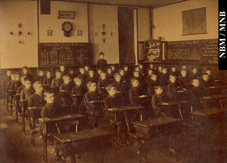 Grade Three Boys Class, Centennial School, Brussels Street, Saint John, New Brunswick