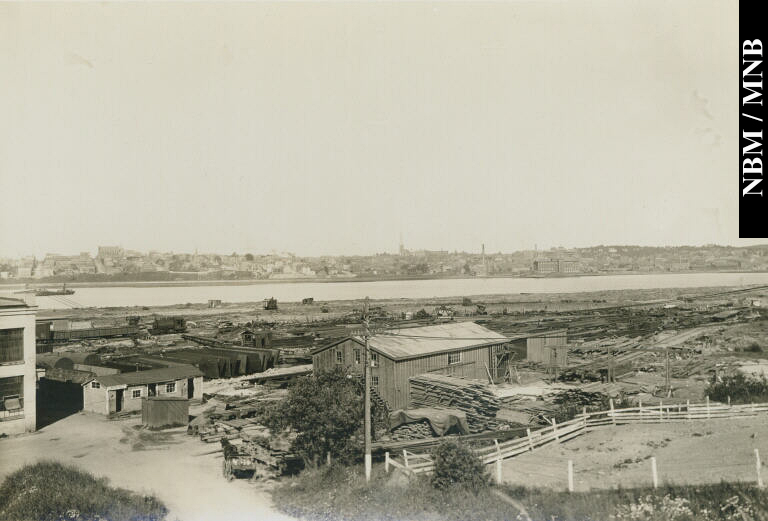 View of Courtney Bay and Saint John, from Dry Dock, Saint John, New Brunswick