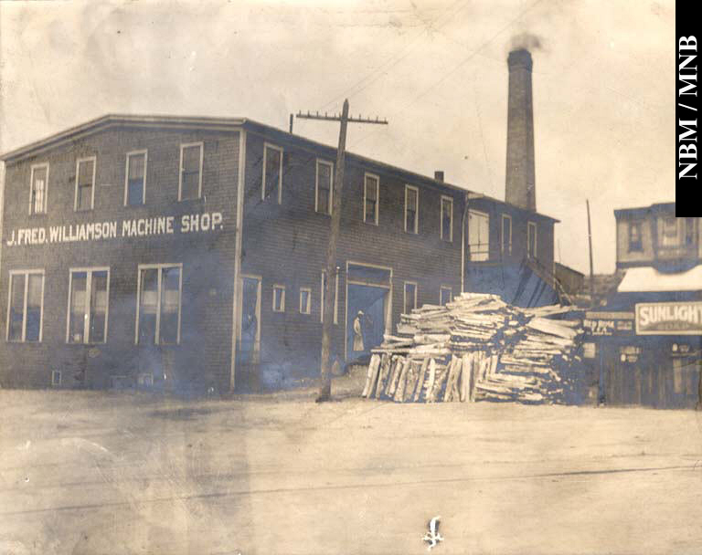 J. Fred Williamson Machine Shop, Starr Line Wharf, Indiantown, Saint John, New Brunswick