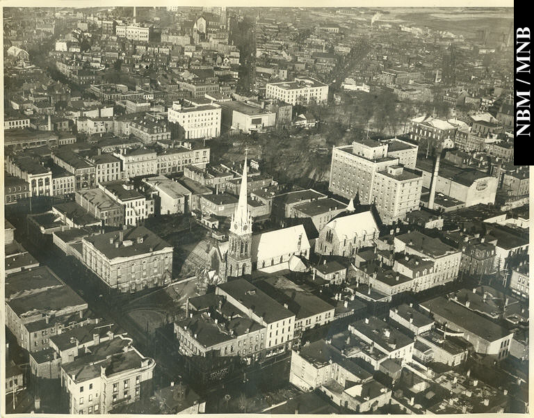 Aerial View of Uptown Saint John, New Brunswick