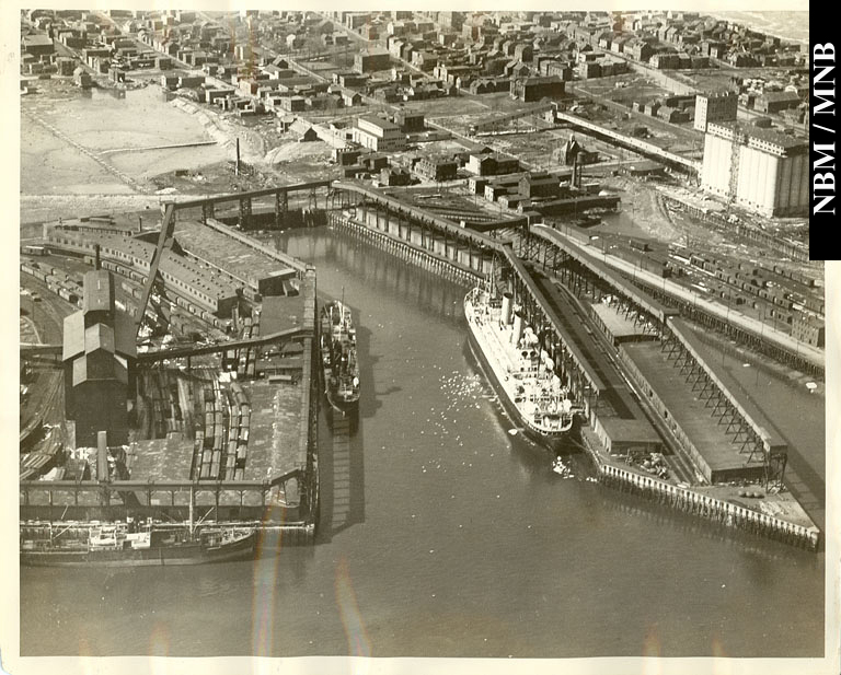 Aerial View of the West Side Docks, Saint John, New Brunswick