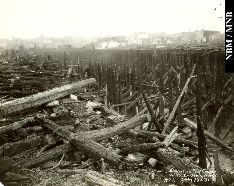 Charred Remains of Foundation Company of Canada