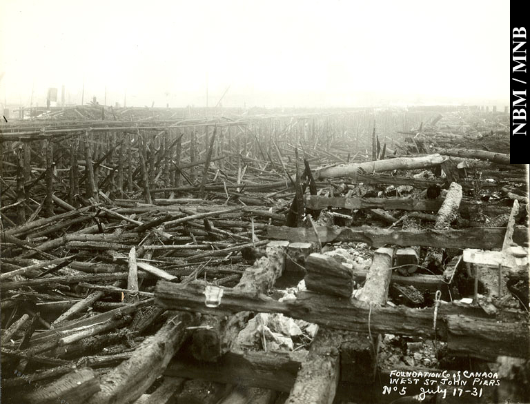 Charred Remains of Foundation Company of Canada