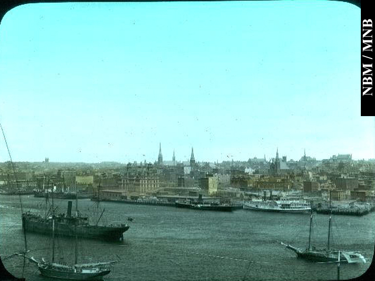 View of Saint John and Harbour, New Brunswick