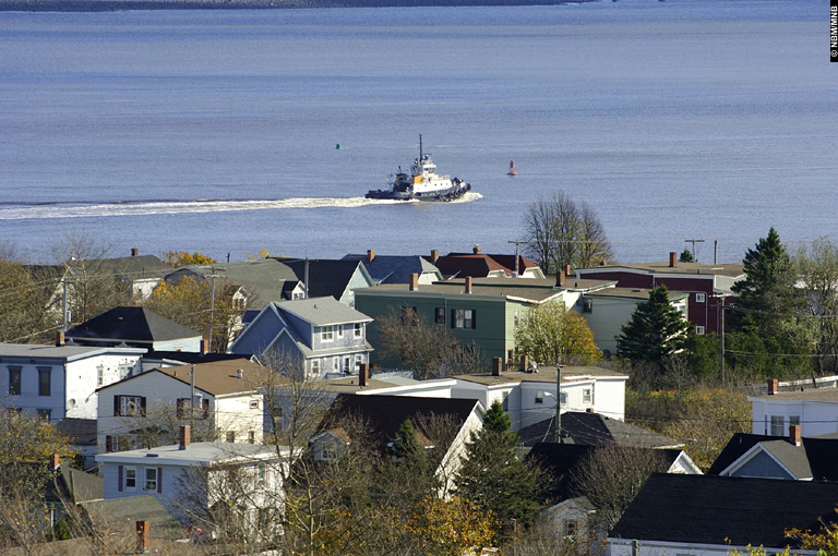View from Carleton Martello Tower, Saint John, New Brunswick