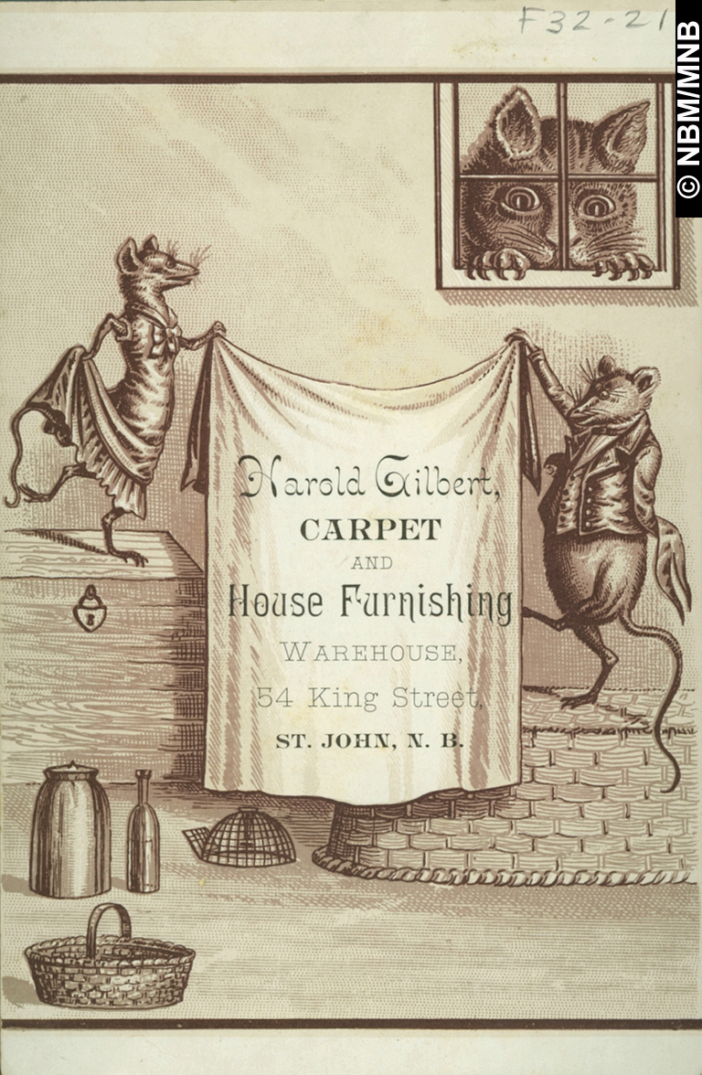 Carpet and House Furnishings Warehouse, Harold Gilbert, 54 King Street, Saint John, New Brunswick