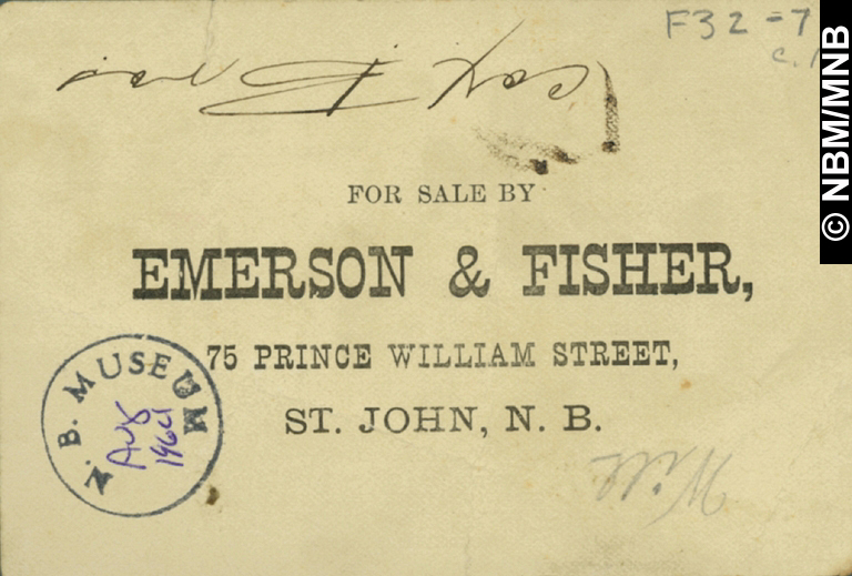Agate Iron Ware, Emerson & Fisher, 74 Prince William Street, Saint John, New Brunswick