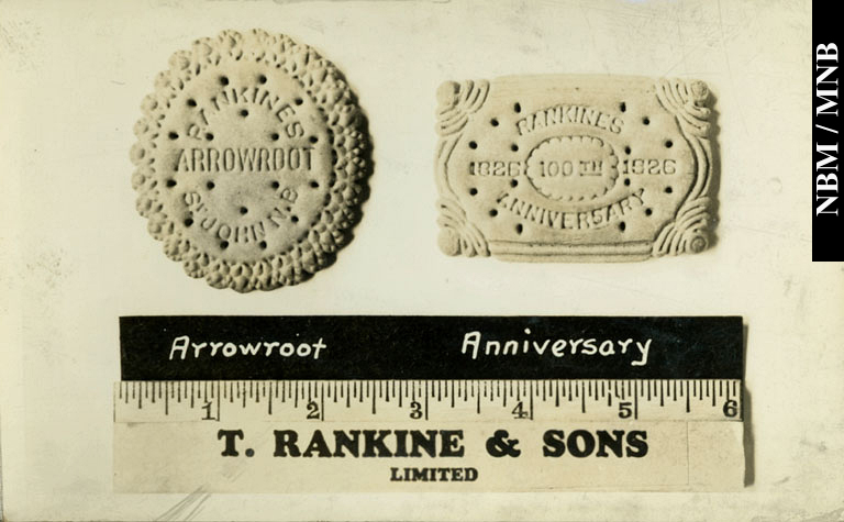Arrowroot and Anniversary Biscuits, T. Rankine & Sons Limited, Biscuit Manufacturers, Saint John, New Brunswick
