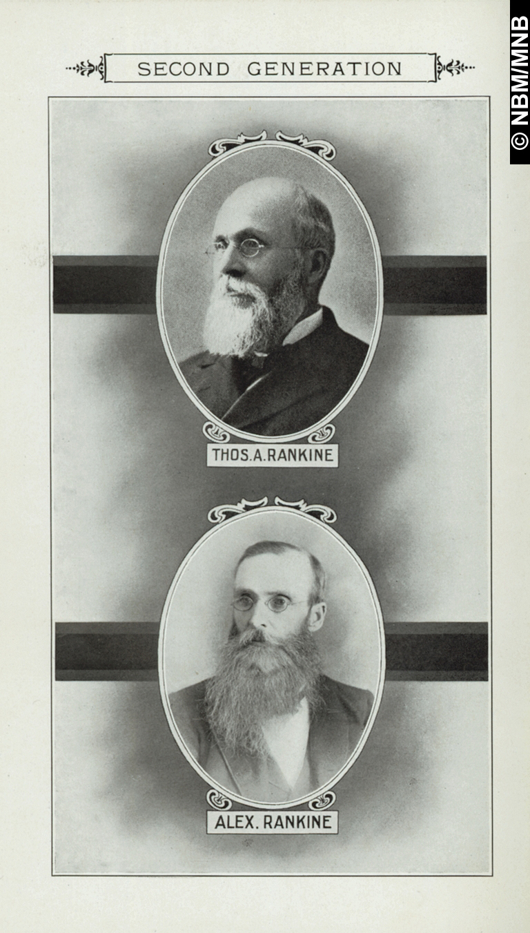 Thomas A. Rankine and Alexander Rankine, T. Rankine & Sons Limited, Biscuit Manufacturers, Saint John, New Brunswick
