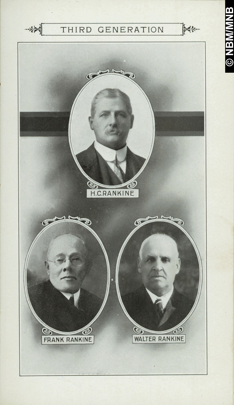 H. C. Rankine, Frank Rankine, Walter Rankine, T. Rankine & Sons Limited, Biscuit Manufacturers, Saint John, New Brunswick