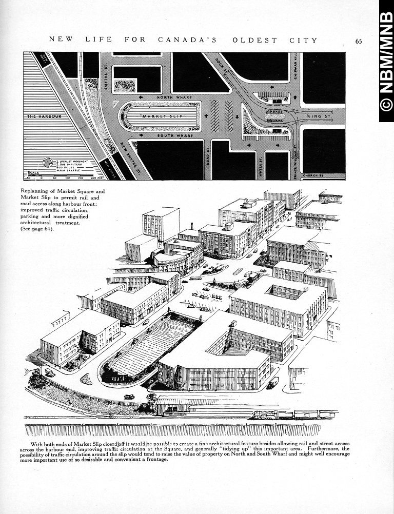 "Replanning of Market Square and Market Slip", Master Plan of the Municipality of the City and County of Saint John, New Brunswick
