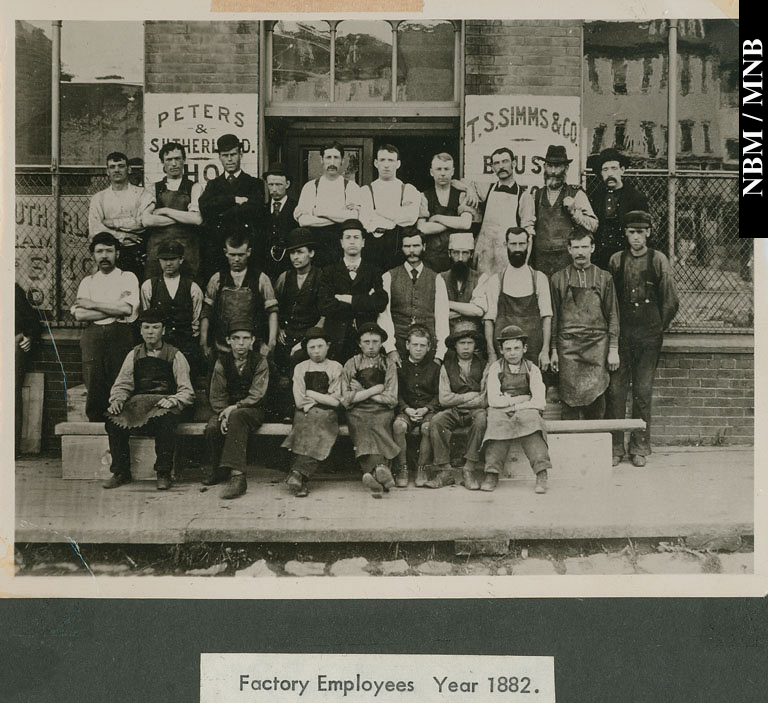 Factory Employees, T. S. Simms and Company Limited, 272 and 274 Union Street, Saint John, New Brunswick