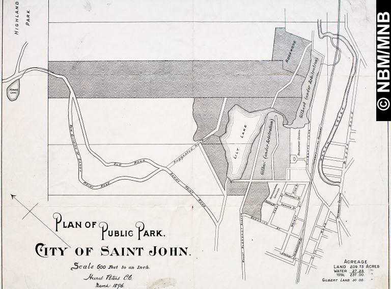 Plan of Public Park in the City of Saint John